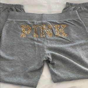 Grey victoria secret PINK sweats